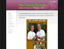 Tablet Screenshot of lizardwizardandfriends.com